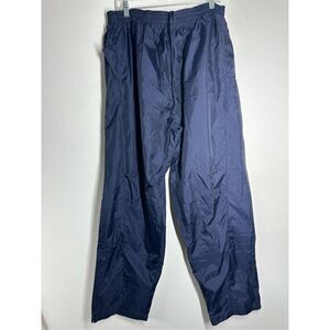 Mens Med Black Water Proof Motorcycle Pants Navy Blue Size XL EUC Mesh Lined